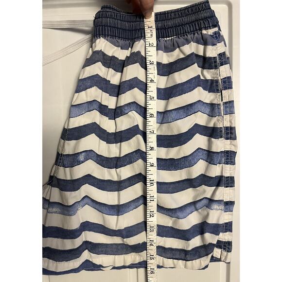 Chubbies Swim Trunks Mens Large Blue White Striped Lined Shorts Bathing Suit - Picture 10 of 12